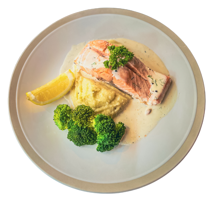 BUTTER-POACHED & WHITE SAUCE